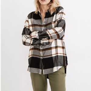 Madewell Flannel Sunday Shirt in
Bromley Plaid